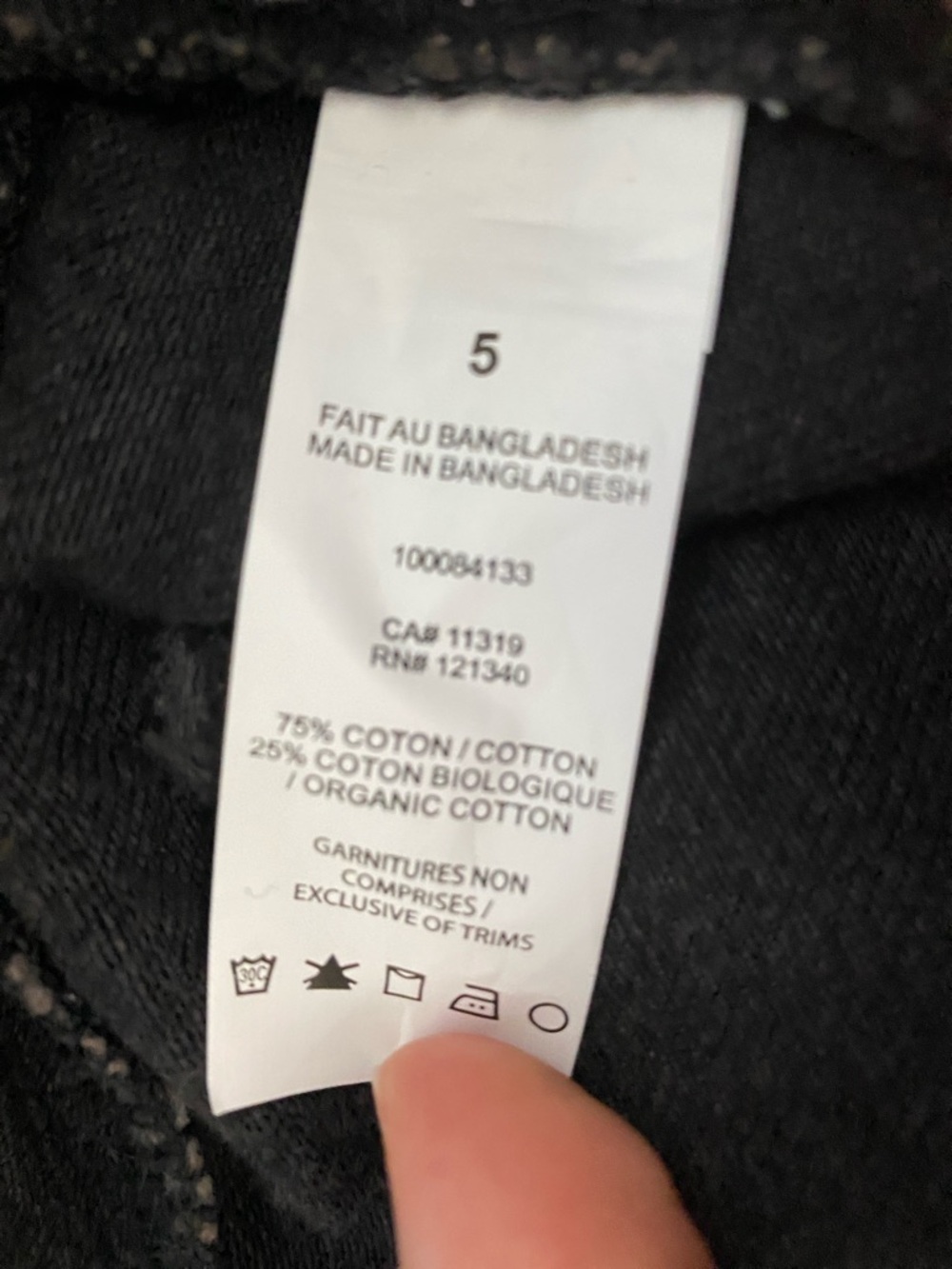Garage black jeans NWOT - Picture 5 of 5